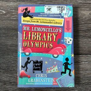 NWT Mr. Lemoncello's Library Olympics by Chris Grabenstein Hardcover